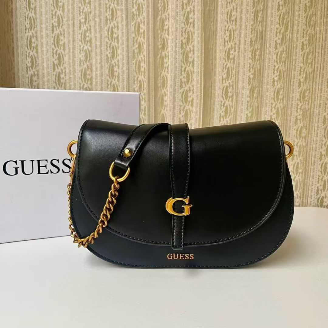 Gues* - Kuba Mini Crossbody Flap - BLACK (AD-Sep)