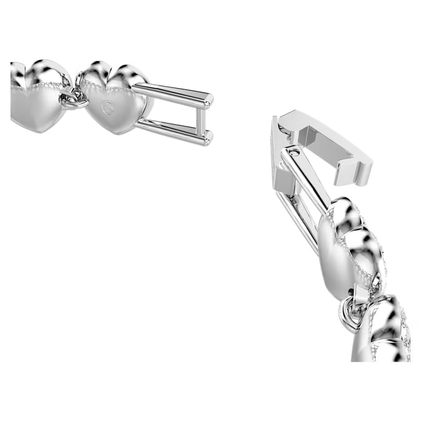 Swar*vski - Ari*na bracelet Mixed cuts, Heart, White, Rhodium plated - 5720860 (AD-SW-OCT)