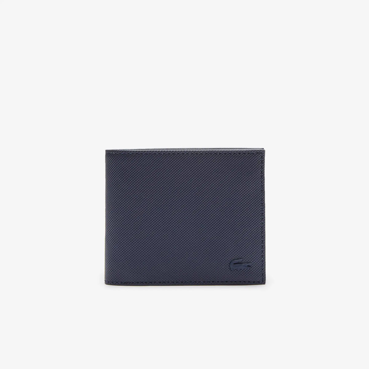 Lac*ste - Men's Classic Petit Piqué 6-Card Wallet - Navy