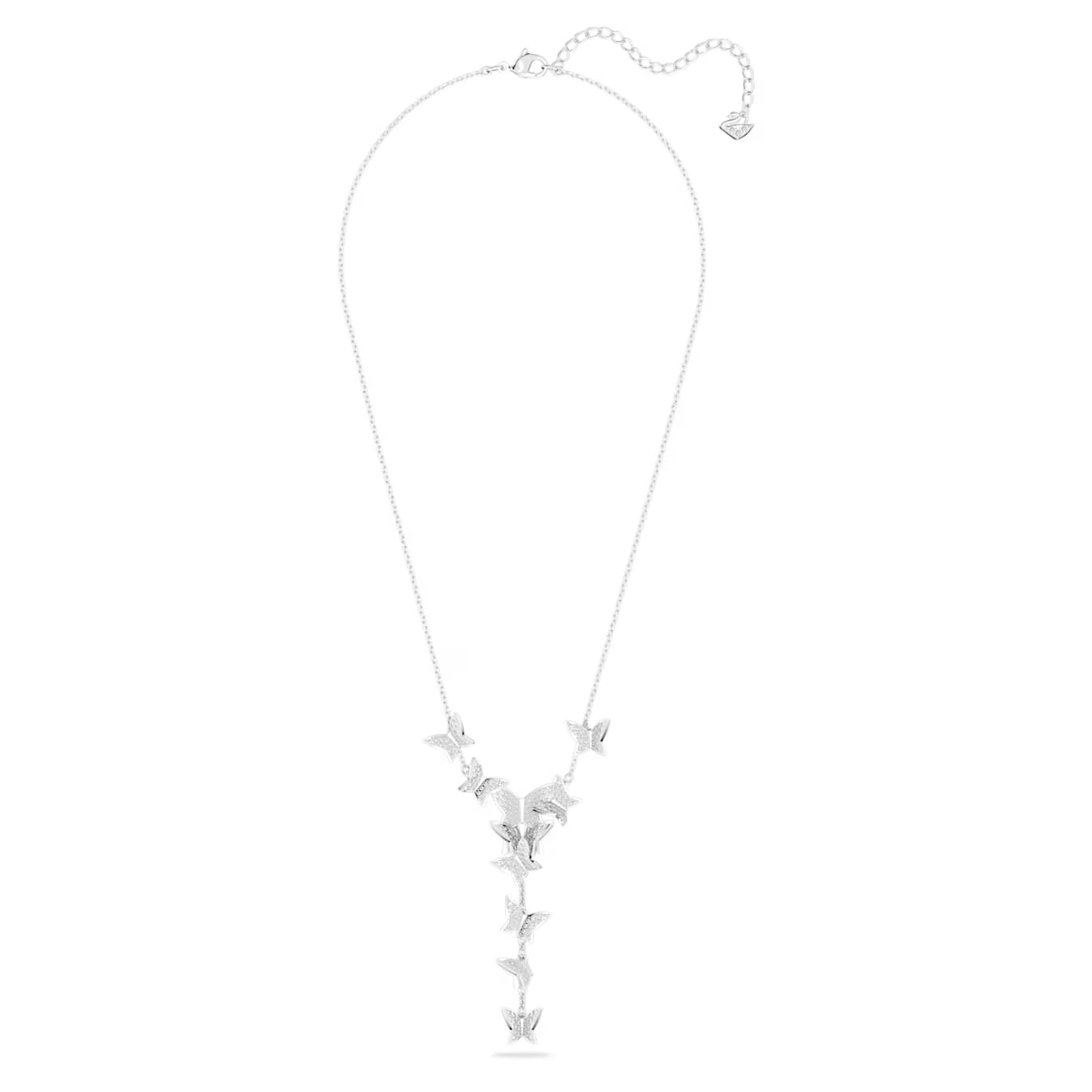 Swar*vski - Idyllia Lilia Y necklace Butterfly, White, Rhodium plated (AD-Oct) (2025 PACKAGING)