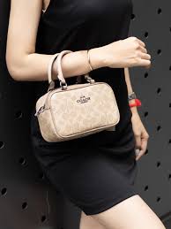 C*ACH - Satchel Crossbody Bag In Signature Canvas - White (AD-Sep)