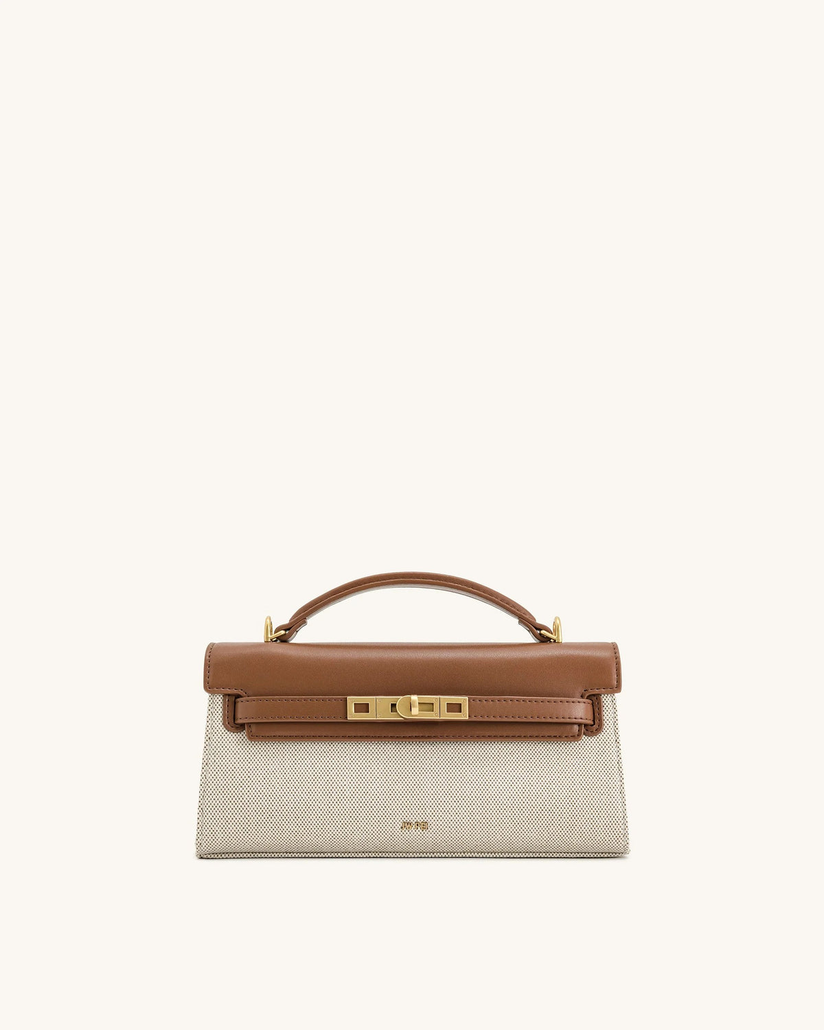 JW P*I - Noor Top Handle Bag - Brown Canvas (AD-SEP16-PT)