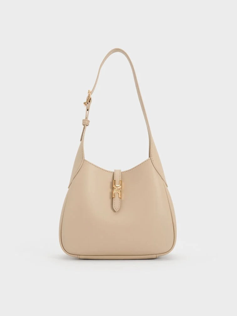 Charles & Ke*th - Mini Adalyn Hobo Bag - Dusted Oat (AD-SEP16-PT)