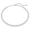 Swar*vski - Imber Tennis necklace Round cut, White, Rhodium plated - 5682595 (AD-Oct) (2025 PACKAGING)
