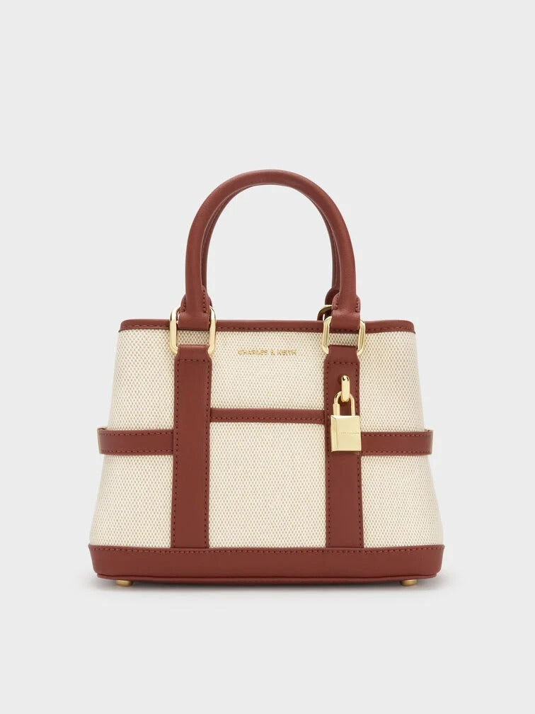 Charles & Ke*th - Mini Scottie Tote Bag - Brick (AD-MAY26-JF)
