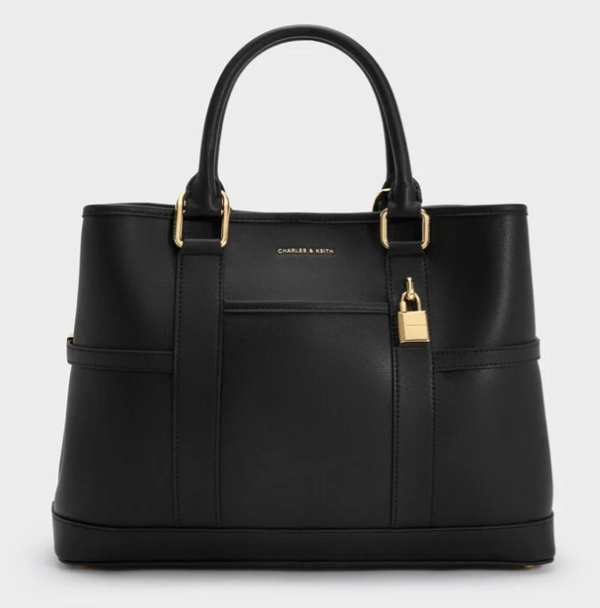 Charles & Ke*th -Scottie Tote Bag - Black- (AD-JUNE26-IR)