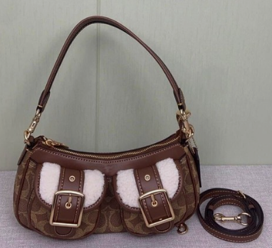 C*ACH - Ashton Shoulder Bag -Signature Brown- (AD-JUN26-JFRCO)