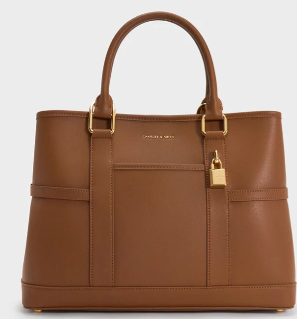 Charles & Ke*th -Scottie Tote Bag - Chocolate- (AD-JUNE26-IR)