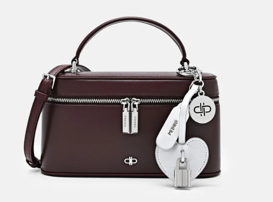 PEDR*  - Ari Leather Shoulder Bag - Wine- (AD-MAY26-JF)
