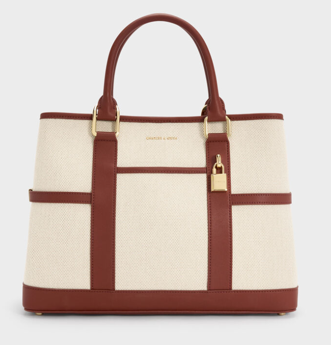 Charles & Ke*th -Scottie Tote Bag - Brick - (AD-JUNE26-IR)