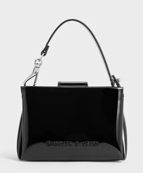 Charles & Ke*th - Bosie Metallic Micro Bag - Black-(AD-MAY26-JF)