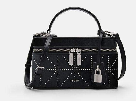 PEDR*  -Ari Shoulder Bag in Pixel - Black- (AD-MAY26-JF)