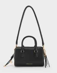 Charles & Ke*th -Everleigh Bowling Bag -Black- (AD-JUNE26-IR)