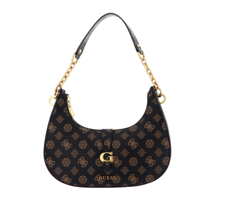 Gues* - Kuba top zip shoulder bag- Handbag - Macha (AD-DEC-ANW-LH-SA)