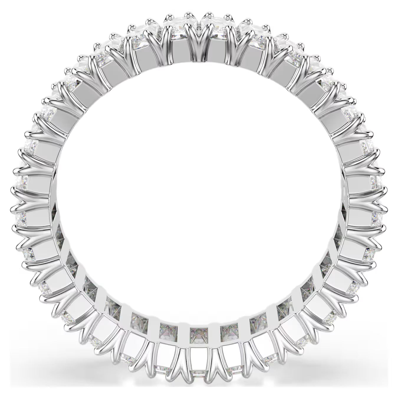 Swar*vski - Matrix ring Baguette cut, White, Silver-tone finish - 5714332 (AD-SW-OCT)