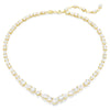 Swar*vski - Mesmera necklace Mixed cuts, White, Gold-tone plated - 5728001  (AD-Oct) (2025 PACKAGING)