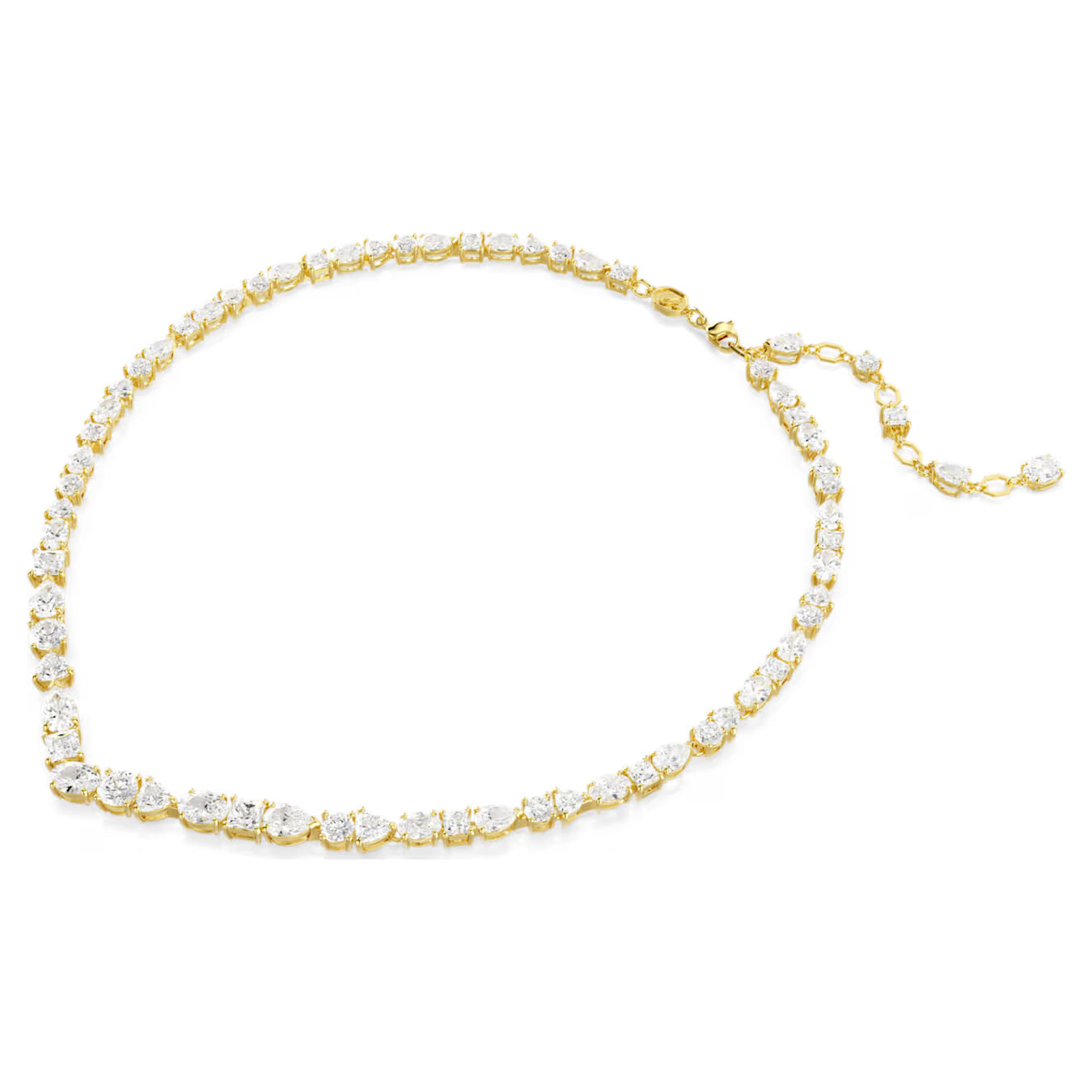 Swar*vski - Mesmera necklace Mixed cuts, White, Gold-tone plated - 5728001  (AD-Oct) (2025 PACKAGING)