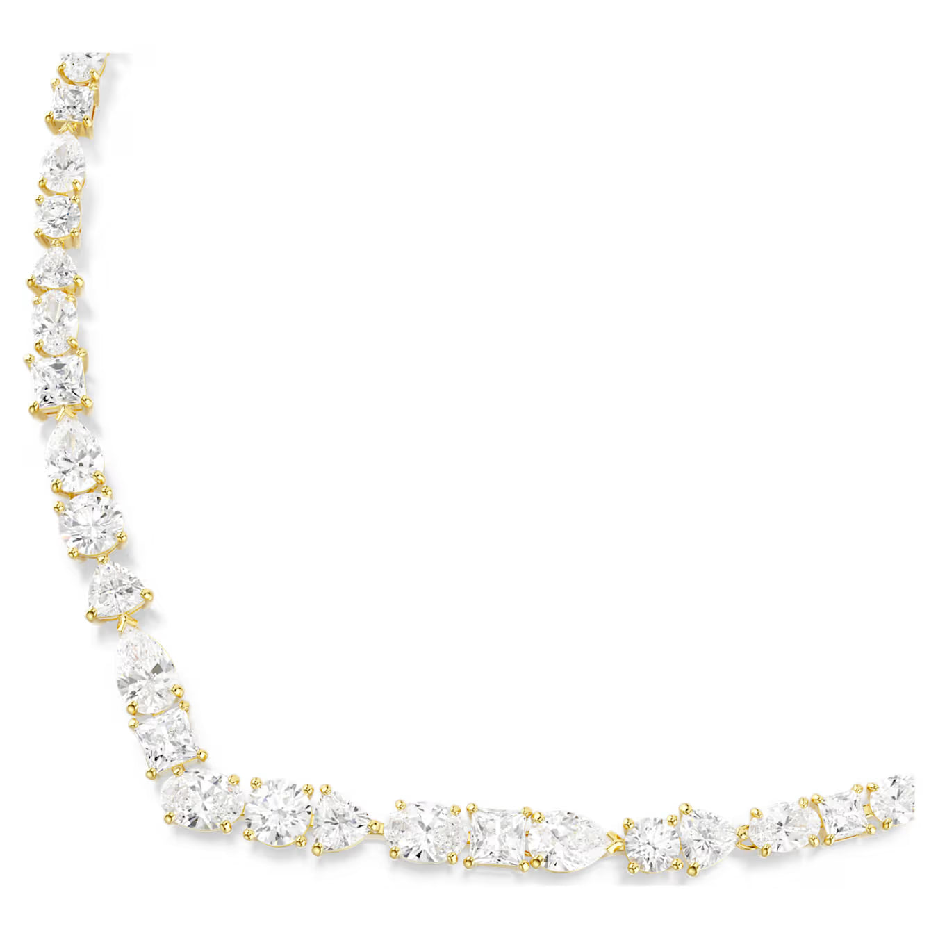 Swar*vski - Mesmera necklace Mixed cuts, White, Gold-tone plated - 5728001  (AD-Oct) (2025 PACKAGING)