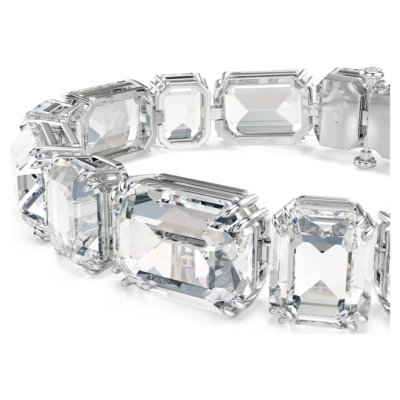 Swar*vski - Millenia bracelet Octagon cut, White, Rhodium plated - 5705770 (AD-Oct) (2025 PACKAGING)