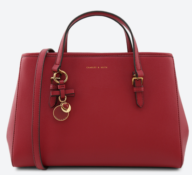Charles & Ke*th -Bow detail tote bag- Red-(AD-MAY26-PT)