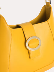 PE*RO - Front Round Buckle Bag - Yellow