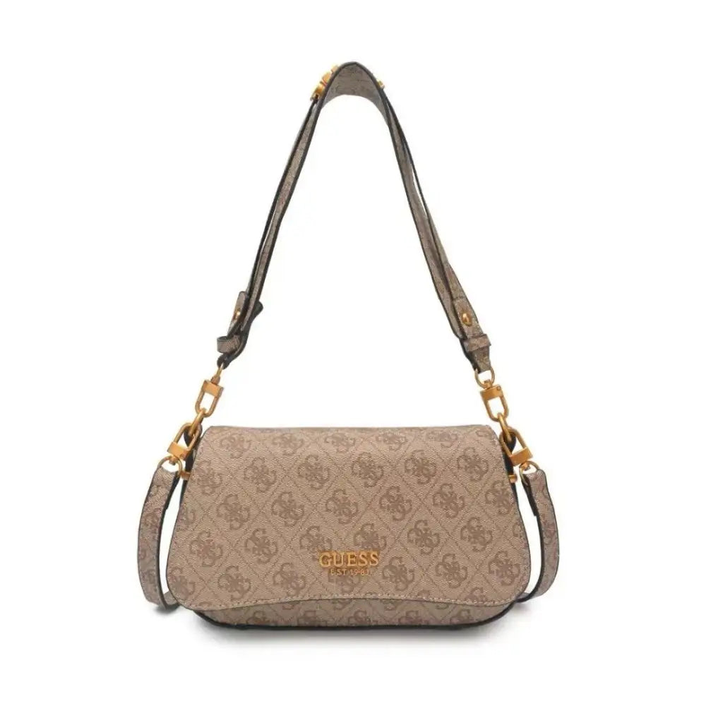 Gues* -  Guess Noelle Brown Shoulder Bag (AD-August)