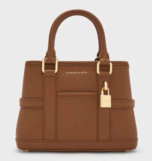 Charles & Ke*th - Mini Scottie Tote Bag - Cognac (AD-MAY26-JF)