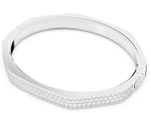 Swar*vski - Octagon shape, White, Rhodium plated-5652337(2026 PACKAGING)