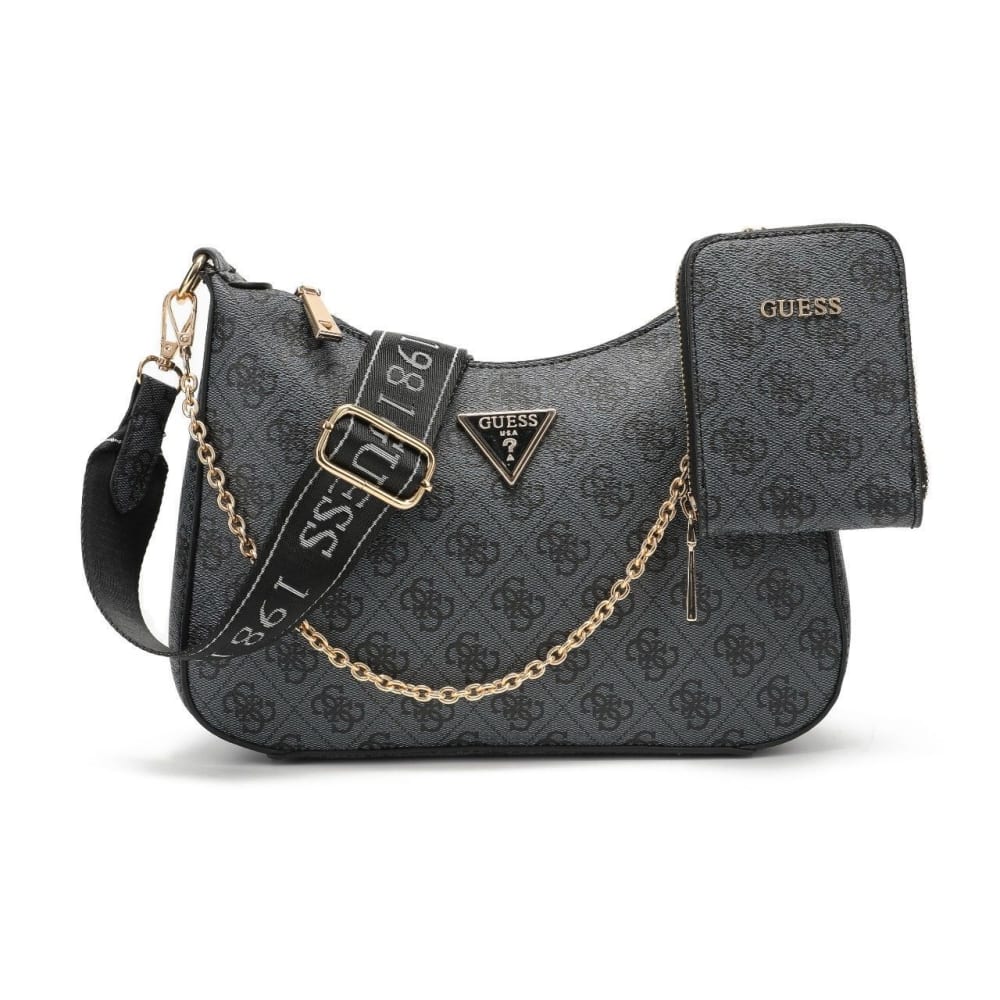 Gues* - Noelle Black Shoulder Bag (AD-August)
