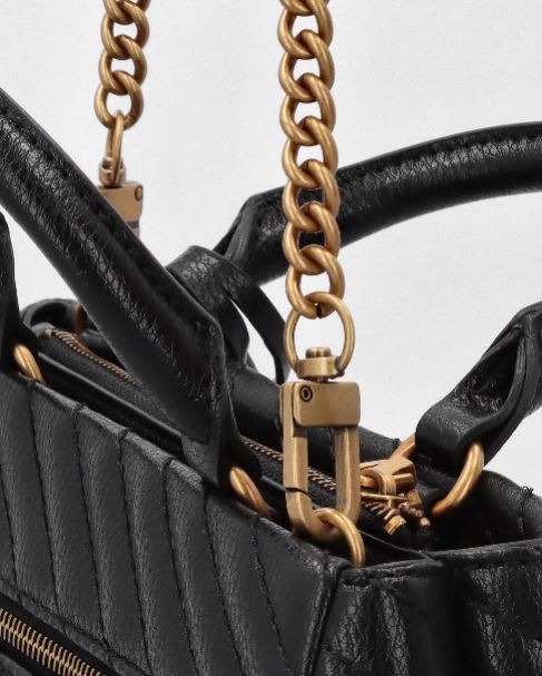 Gues* -  Sela Small Girlfriend Satchel - Black & Red (AD-August)