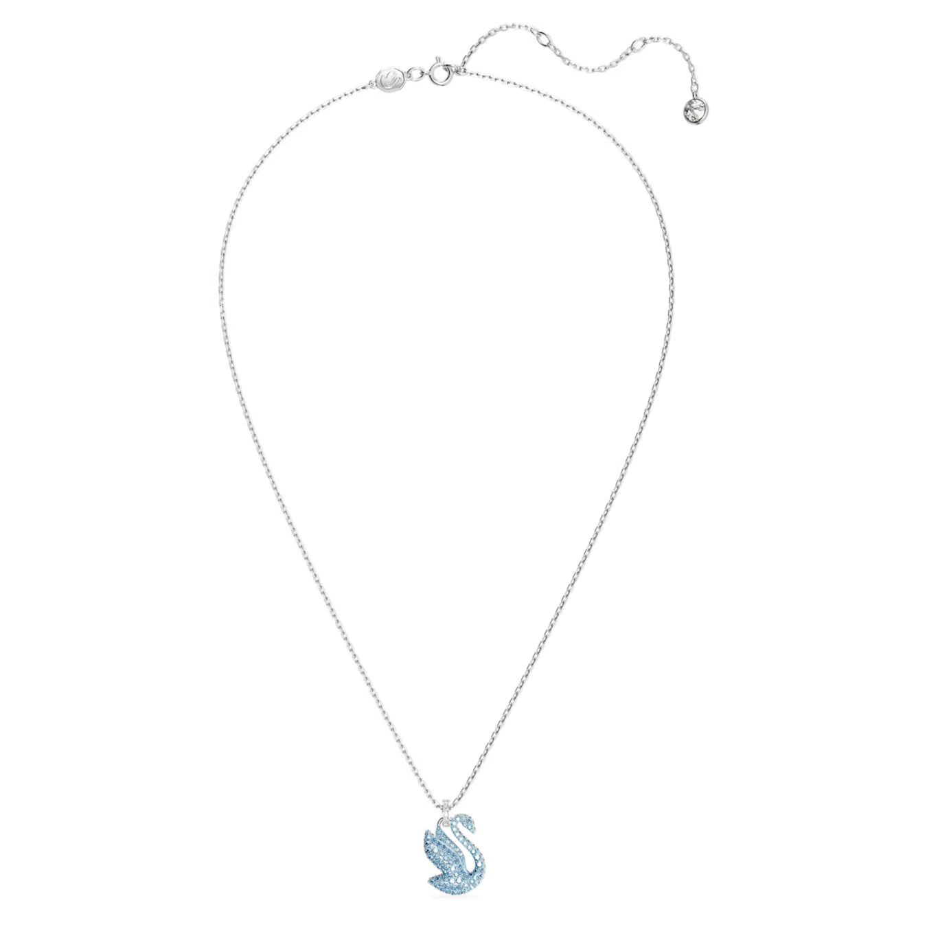 Swar*vski - Swan pendant Swan, Medium, Blue, Rhodium plated - 5660594 (AD-Oct) (2025 PACKAGING)