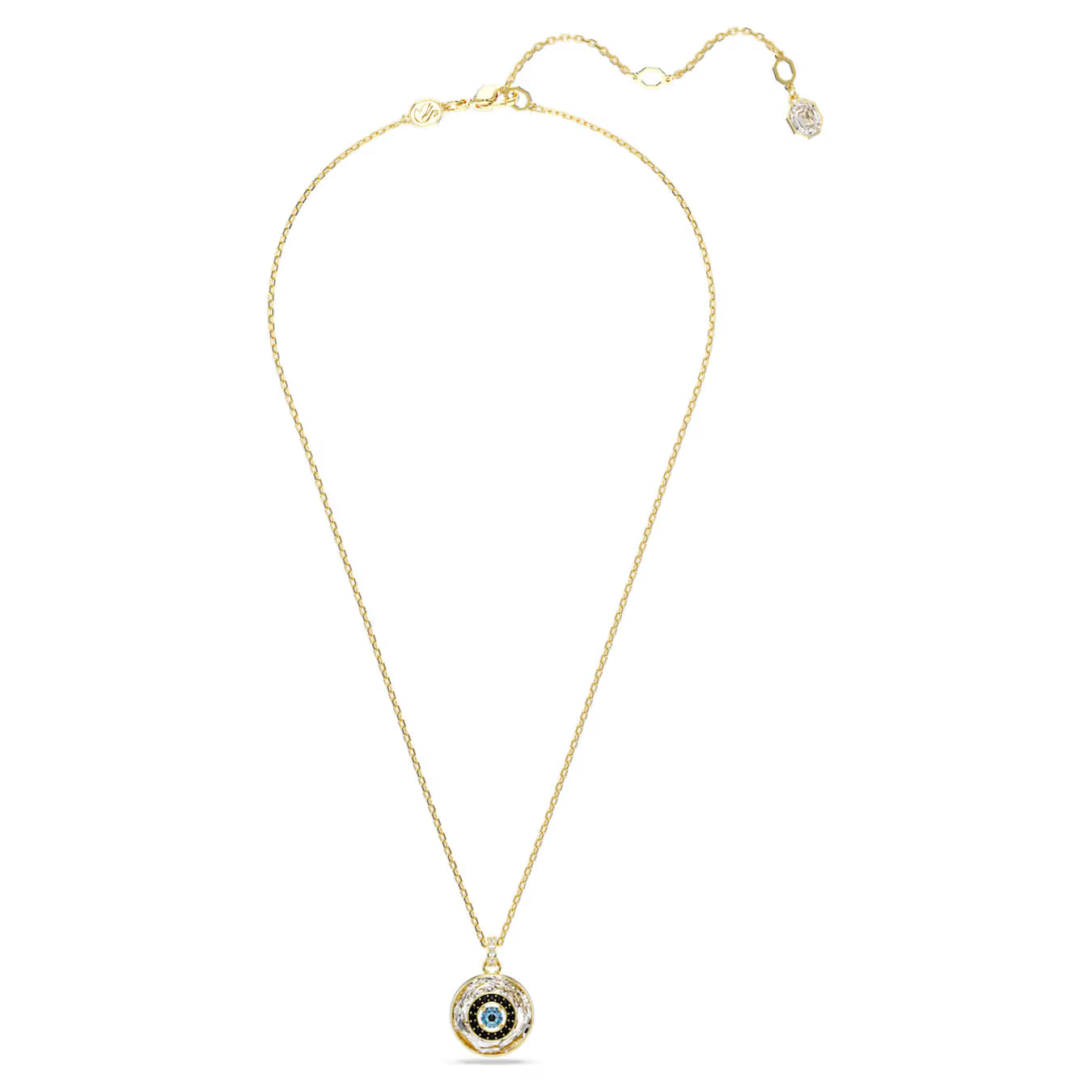 Swar*vski - Symbolica pendant Evil eye, Small, Multicolored, Gold-tone plated (AD-SW-OCT)