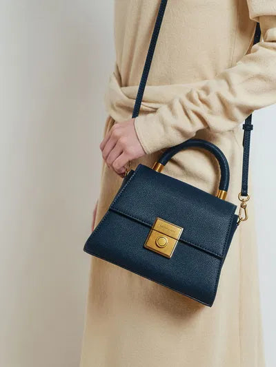 Charles & Ke*th - Trapeze Top Handle Bag-ORANGE(NB)