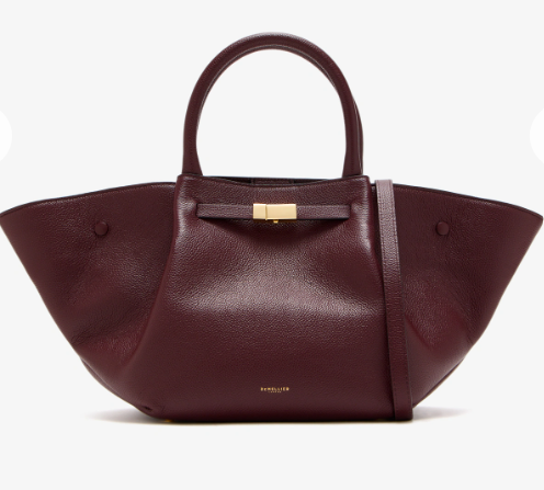 De*ellier-The Midi New York bag-Burgundy-Large Tote-  (AD-JAN26-PT)