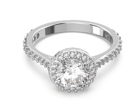 Swar*vski - Una Angelic Cocktail Ring size-5636267-5642622-5642624