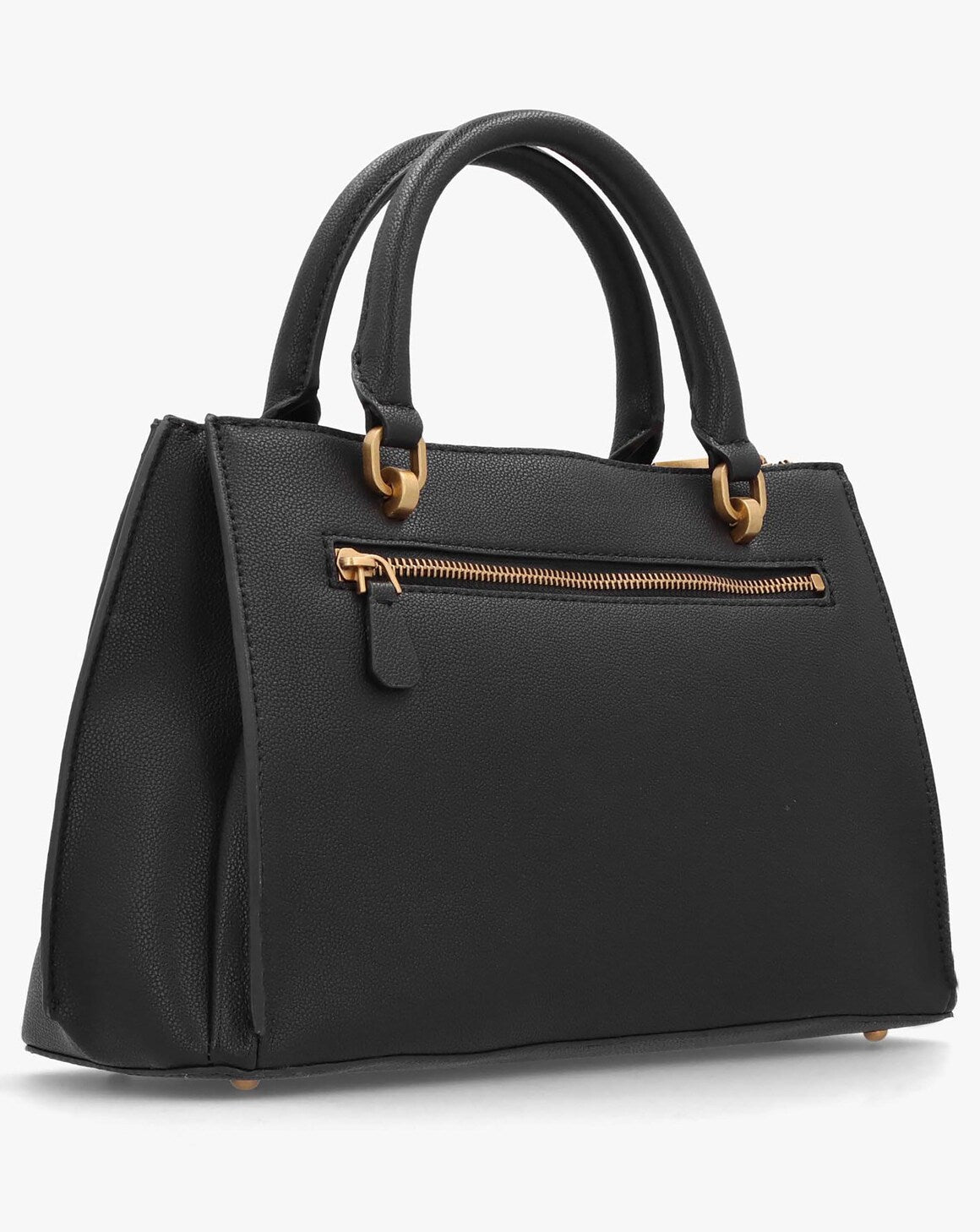 Gues* -  Malva Girlfriend Black Satchel Bag - COAL  (NB)